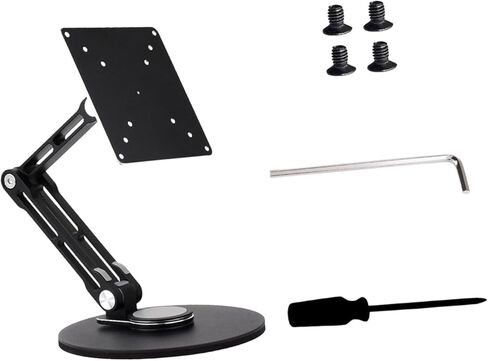Monitor Foldable Arm Portable Monitor Pad Stand with 360 Rotation Tablet Display Articulated Arm Rotating Metal Stand in Kuwait