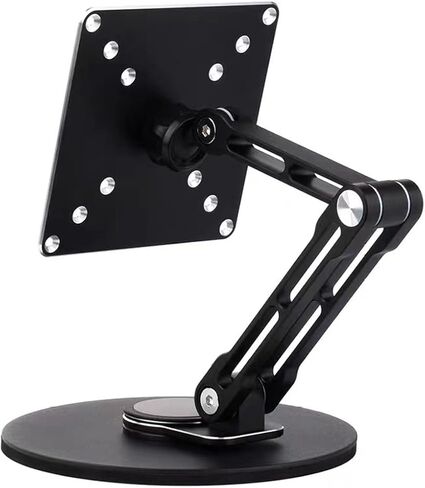 Monitor Foldable Arm Portable Monitor Pad Stand with 360 Rotation Tablet Display Articulated Arm Rotating Metal Stand in Kuwait