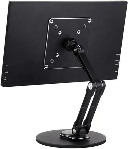 Monitor Foldable Arm Portable Monitor Pad Stand with 360 Rotation Tablet Display Articulated Arm Rotating Metal Stand in Kuwait