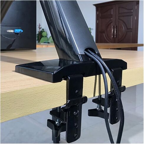 حامل شاشة، زنبركي غاز 24-42 بوصة LED تلفزيون LCD حامل شاشة الحركة الكاملة حامل ذراع تحميل 2-15 كجم 75/100 مم حامل مكتبي للشاشة in Kuwait