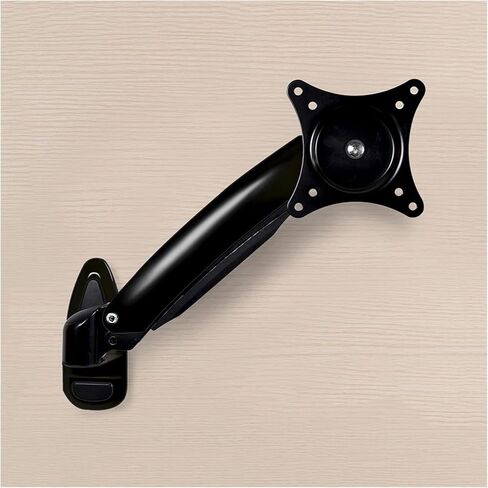 Monitor Desk Mount Long Arm Monitor Stand Mechanical Spring Single Monitor Stand Mount 12"-27" Wall Mount Monitor Stand Arm, Holds 7.7 to 16.5 Lbs Computer Monitor Stand -White-Two arm in Kuwait