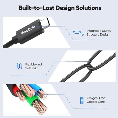 كابل نقل البيانات USB إلى النوع C 3 أقدام 2 حزمة، 10 جيجابت في الثانية USB C 3.2 Gen 2 سلك نقل عالي السرعة، USB-A إلى USB-C 3A كابلات شحن سريعة لأجهزة SSD المحمولة Android Auto iPhone 17/16/15، Galaxy S25/24 in Kuwait
