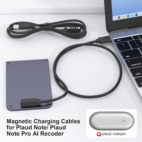 Charger for PLAUD Note AI Voice Recorder,Plaid Charger Replacement 2 Pack USB-C Charging Cable Cord for PLAUD Note Pro(3.3ft/1m) in Kuwait