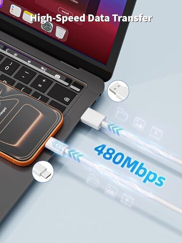 سلك شاحن iPhone 17 3 حزم كابل Apple USB C شحن سريع من النوع C شاحن كابل USB A إلى C بطول 10 أقدام متوافق مع iPhone 17e/17 ProMax/Air/16/16e/15/15 Plus، iPad Mini/Pro/Air، AirPods Pro 2/3/Max in Kuwait