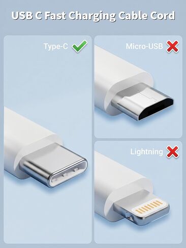 سلك شاحن iPhone 17 3 حزم كابل Apple USB C شحن سريع من النوع C شاحن كابل USB A إلى C بطول 10 أقدام متوافق مع iPhone 17e/17 ProMax/Air/16/16e/15/15 Plus، iPad Mini/Pro/Air، AirPods Pro 2/3/Max in Kuwait
