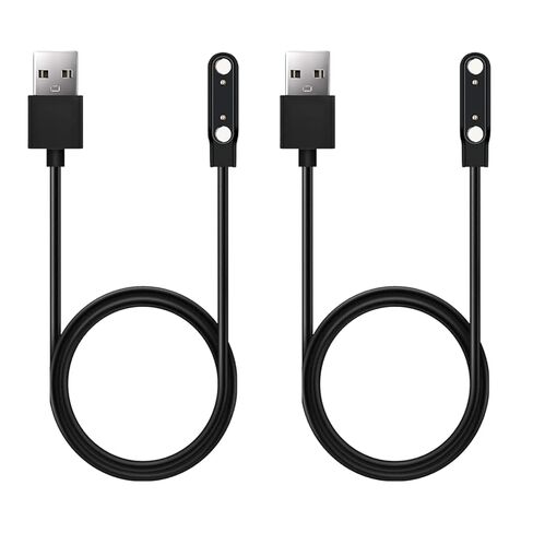 شاحن مغناطيسي لسماعات الرأس Raycon Bone Conduction، كابل شحن USB بديل لسماعات الرأس اللاسلكية Raycon Fitness & Work Bone Conduction، ملحق سلك الطاقة المغناطيسي ثنائي الدبوس، 2 قدم/60 سم in Kuwait