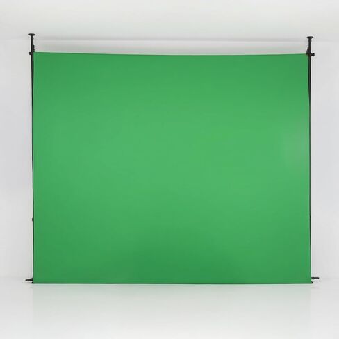 Kate Backdrop Holder 10x10ft Black Backdrop Support Kit Stand Varipole Support System (Pair) Equipped with Clamp-Mounted U-Shaped Hook and Telescopic Crossbar in Kuwait