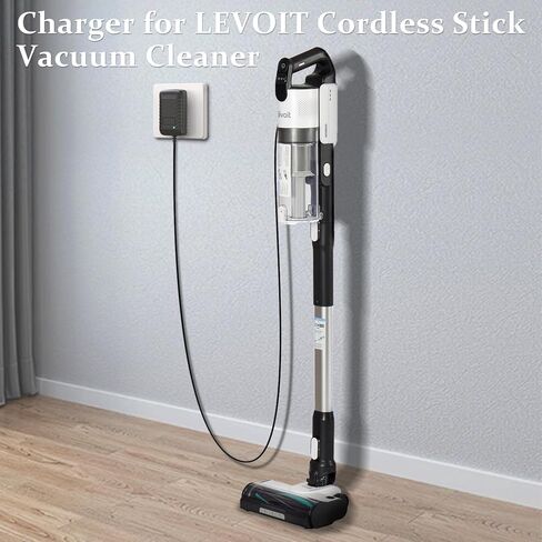 شاحن 26 فولت للمكنسة الكهربائية اللاسلكية LEVOIT، سلك طاقة للمكنسة الكهربائية LEVOIT LSV-V201-WUS/LVAC-120/ LVAC -200 22.2 فولت بطارية ليثيوم أيون مكنسة كهربائية لاسلكية محول طاقة سلك شحن 6 أقدام in Kuwait
