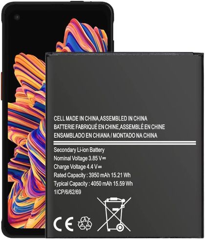 بطارية بديلة لجهاز Galaxy Xcover Pro، بطارية بديلة جديدة للترقية 0 دورة لجهاز Samsung Galaxy Xcover Pro | لا يصلح 8 زائد in Kuwait