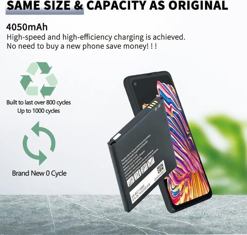 بطارية بديلة لجهاز Galaxy Xcover Pro، بطارية بديلة جديدة للترقية 0 دورة لجهاز Samsung Galaxy Xcover Pro | لا يصلح 8 زائد in Kuwait