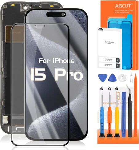 INCELL لشاشة iPhone 15 Pro البديلة لشاشة iPhone 15 Pro LCD A2848، A3101، A3102، A3104 قطعة إصلاح مجموعة شاشة LCD تعمل باللمس in Kuwait