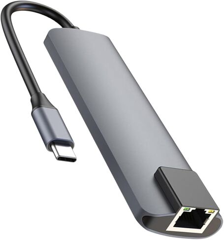 Angoily 5-in-1 USB C hub Type C Docking Station with Pd Charging Port Multi Port Adapterfor Laptop Computer Compact Silver 4.33X1.37X0.59In in Kuwait