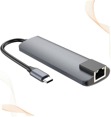 Angoily 5-in-1 USB C hub Type C Docking Station with Pd Charging Port Multi Port Adapterfor Laptop Computer Compact Silver 4.33X1.37X0.59In in Kuwait