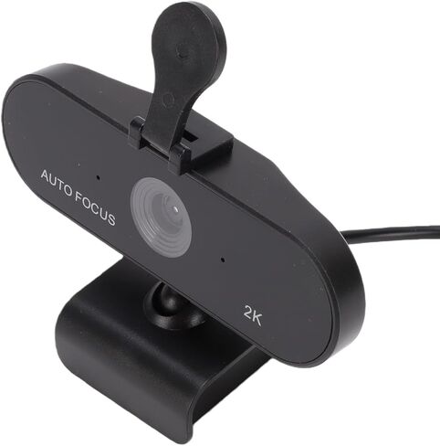 2K Webcam with Microphone, 5MP USB Computer Camera with Autofocus & Privacy Cover for PC, Laptop, Live Streaming, Zoom, Skype, Meet in Saudi Arabia
