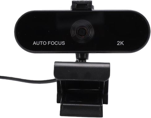 2K Webcam with Microphone, 5MP USB Computer Camera with Autofocus & Privacy Cover for PC, Laptop, Live Streaming, Zoom, Skype, Meet in Saudi Arabia
