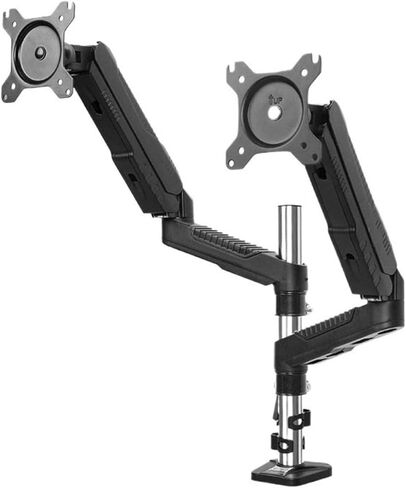 Monitor Arms 15-27Inch Dual Monitor Mount, Ergonomic Full Motion Arm Desk with C-Clamp and 75/100Mm, Max 14.3 Lbs Each Desk Accessories,40cm in Kuwait