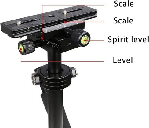 S40 Handheld Stabilizer Anti-Shake Video Stabilizer Aluminum Alloy for Camcorder Camera Video DSLRs in Saudi Arabia