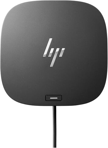 HP G5 Mulitport Dock 100W, Three 4K Displays Supported for Business, DisplayPort and USB Hub Bundled with Bluetooth Mini U Speaker and Built-in Mic, 4 Hour Playback in Kuwait