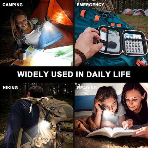 Rechargeable Flashlights 4 Pack, Mini Flashlight High Lumens 3 LED Emergency Handheld Flashlight, 5-Modes Mini Rechargeable Flashlight for Camping Biking Hiking Outdoor Home Emergency in Kuwait