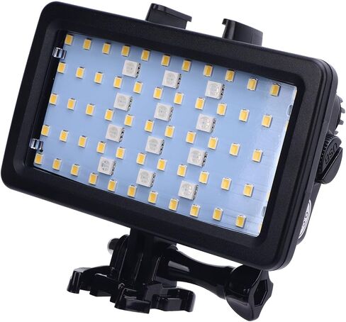 Zopsc Underwater Video Light, 130ft LED Dive Light, 5000-6000K RGB Fill for Photography Diving Video in Kuwait