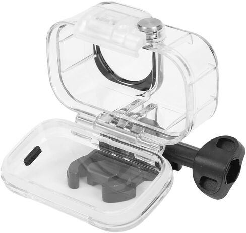 POCREATION Case 45m 147ft Underwater Housing Action Camera Dive Case with Hydrophobic Coating 95% Light Transmission for Diving Snorkeling Surfing Water Sports in Kuwait