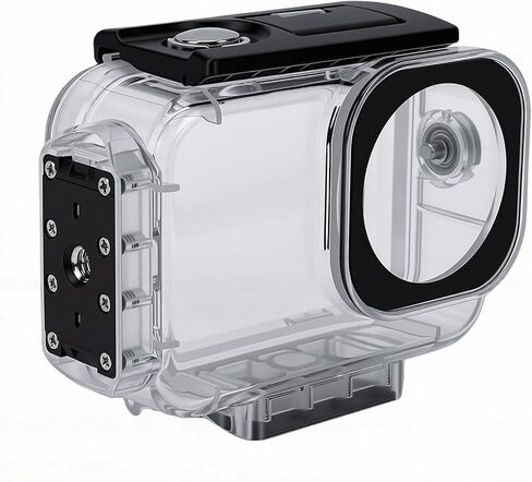 Diyeeni 60m Water Proof Housing, Precision Molded Camera Dive Case, Magnetic Mount Underwater Shell with Anti Fog for Action 6 Camera in Kuwait