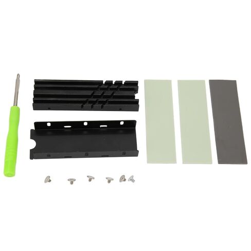 مبدد حرارة M.2 NVMe، مشتت حراري SSD مزدوج الجوانب من سبائك الألومنيوم مع 3 وسادات حرارية، مثالي لـ M.2 2280 SSD 850 960 950 PRO 960 PRO 980 SN850 SN750 SN570 in Kuwait