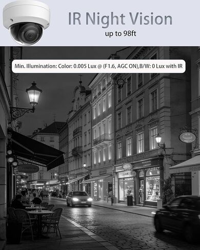 4K 8MP DS-2CD2183G2-I HIKVIS0N_AcuSense IP Cameras Outdoor, PoE Dome Security Camera,120dB WDR, Human/Vehicle Detection, H.265+, IP67 & IK10 Vandal-Proof, 2.8mm Lens(English Version) in Kuwait