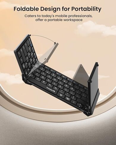 ProtoArc XK01 Foldable Bluetooth Keyboard and EM18 Bluetooth Wireless Mouse in Kuwait