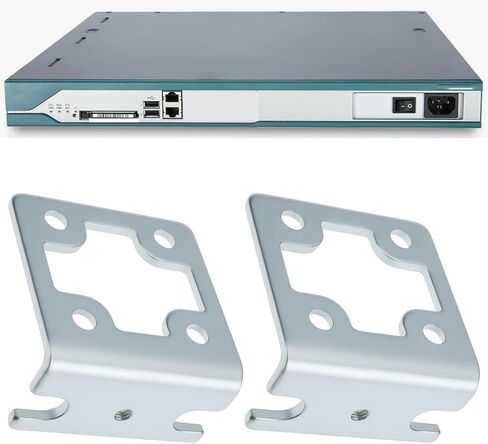 SING F LTD 2 قطعة جهاز توجيه لاسلكي 19 بوصة طقم تثبيت حامل ACS-2811-RM-19 متوافق مع جهاز توجيه Cisco 2811 in Kuwait