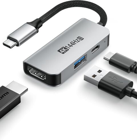 محول Switch 2 Dock HDMI 2.1، مخرج HDR فائق 4K 144 هرتز 120 هرتز و48 جيجابت في الثانية، شحن سريع PD 100 وات، محطة إرساء محمولة للسفر للتلفزيون، متوافقة مع نينتندو سويتش 2 (أقل من V21.0.0 فقط)/OLED/2017 in Kuwait