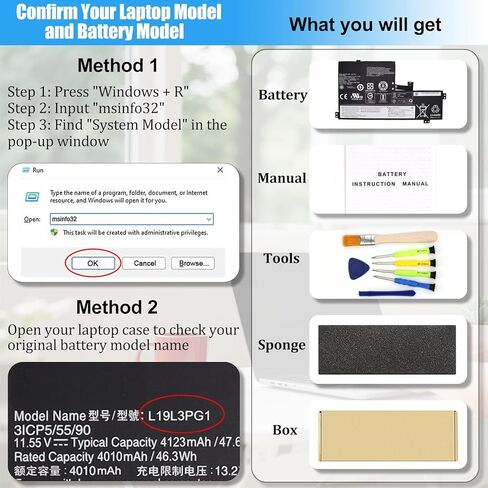 استبدال بطارية L19L3PG1 L19M3PG1 لجهاز Lenovo 100e 300e Chromebook الجيل الثاني AST 82CD 82CE ideapad 3 CB-11AST05 82H4 بطارية كمبيوتر محمول من سلسلة L19C3PG1 SB10X68685 5B10X65684 5B10X65680 47Wh in Kuwait