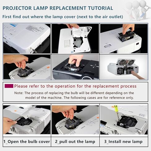 RLC-120 RLC-127 Replacement Projector Lamp Bulb with Housing for VIEWSONIC PX748-4K PX701-4KPROX PX728-4K PX729-4KS PX749-4K PG706HD PG706WU PX727HD THD732 Projectors in Kuwait