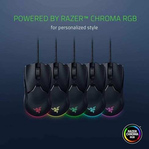 ماوس الألعاب Razer Viper Mini Ultralight أسرع مفاتيح الألعاب - مستشعر بصري 8500 نقطة في البوصة - 6 أزرار قابلة للبرمجة - سلك خالٍ من السحب - أسود كلاسيكي (متجدد) in Kuwait