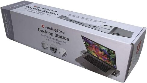 محطة إرساء LandingZone لجهاز MacBook Pro مقاس 13 بوصة مع شريط اللمس و4 منافذ USB-C [متوافقة مع طراز MacBook A1706 وA1989 الذي تم إصداره 2016-2019، غير متوافق مع MacBook Pro 2020] in Kuwait