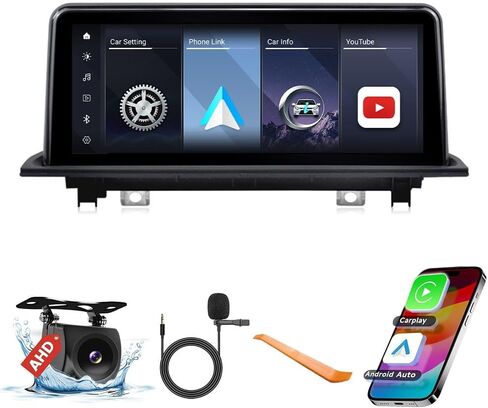 for BMW X1/X2 2016-2018 NBT 10.25" Car CarPlay Android Auto Navigation Stereo GPS Radio Display IPS Touchscreen Headunit Tablet Media Player in Kuwait