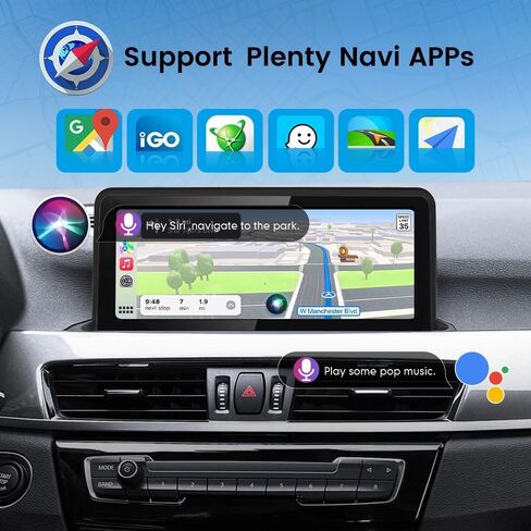 for BMW X1/X2 2016-2018 NBT 10.25" Car CarPlay Android Auto Navigation Stereo GPS Radio Display IPS Touchscreen Headunit Tablet Media Player in Kuwait