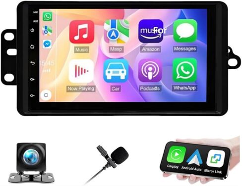 ستيريو راديو السيارة لسيارة شيفروليه تشيفي كورفيت 2005-2013 مع Carplay Android Auto، ترقية شاشة لمس 7 بوصات لنظام كورفيت GPS، واي فاي، BT، FM، SWC، ميكروفون، كاميرا احتياطية in Kuwait
