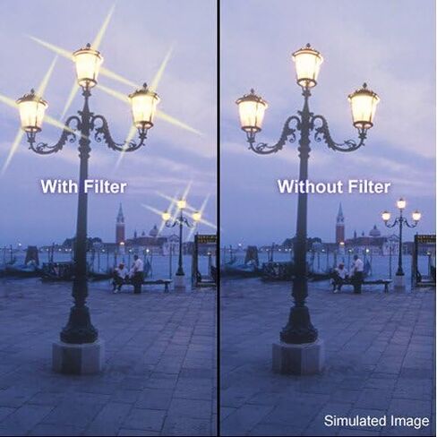 Tiffen 4x4" Star 4 Point 4mm Grid Stars Effect Glass Filter in Saudi Arabia