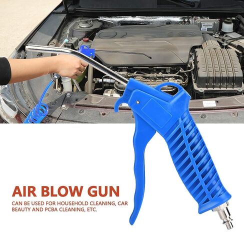 Duster Gun Pneumatic Wind Blowing Kit Set Blow Gun with EU Connector Pu Hose for Cleaning Machinery Dust in Kuwait