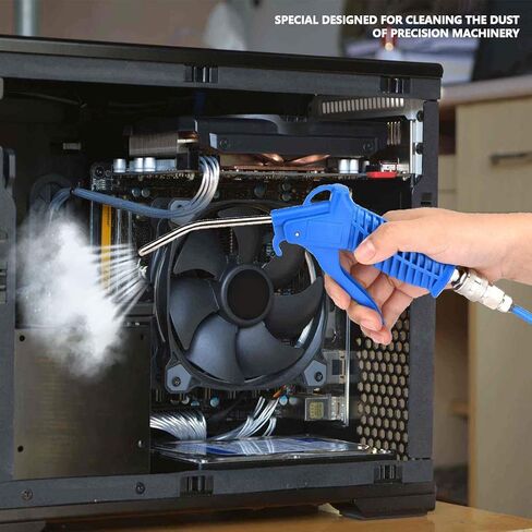 Duster Gun Pneumatic Wind Blowing Kit Set Blow Gun with EU Connector Pu Hose for Cleaning Machinery Dust in Kuwait