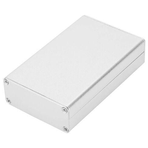 Aluminum Enclosure Box 20x50x80mm Silver PCB Instrument Case Heat Dissipation Project Housing for Electronics DIY Lightweight Durable Shell with Mounting Grooves in Kuwait