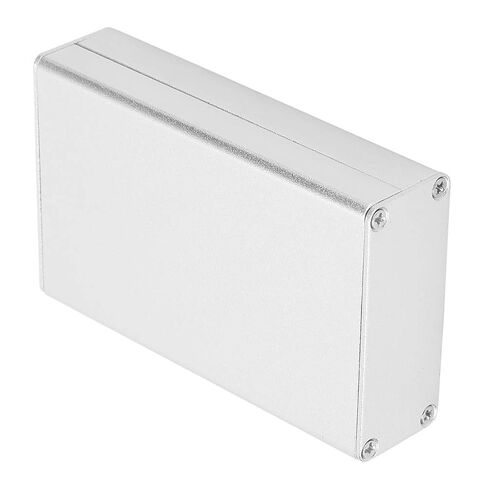 Aluminum Enclosure Box 20x50x80mm Silver PCB Instrument Case Heat Dissipation Project Housing for Electronics DIY Lightweight Durable Shell with Mounting Grooves in Kuwait