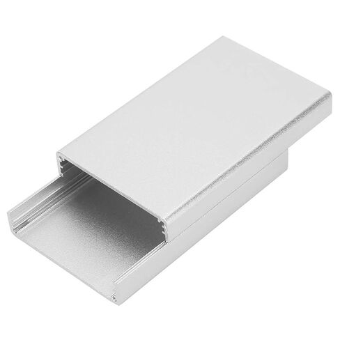 Aluminum Enclosure Box 20x50x80mm Silver PCB Instrument Case Heat Dissipation Project Housing for Electronics DIY Lightweight Durable Shell with Mounting Grooves in Kuwait