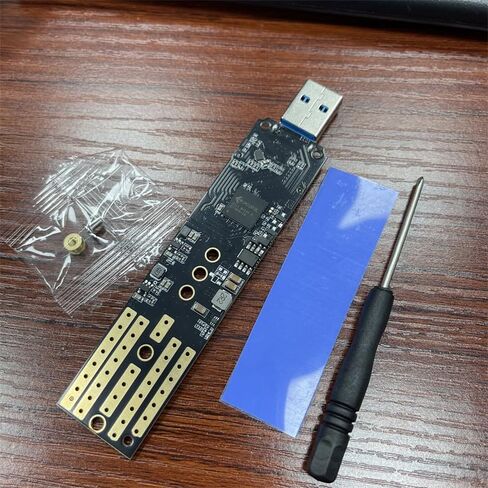 حاوية خارجية لمحركات الأقراص الصلبة NVME SATAs، واجهات USB3.1 TypeA، محول محمول من الألومنيوم لمحركات 2242 / 2260 / 2280 لنقل البيانات بسرعة كبيرة in Kuwait