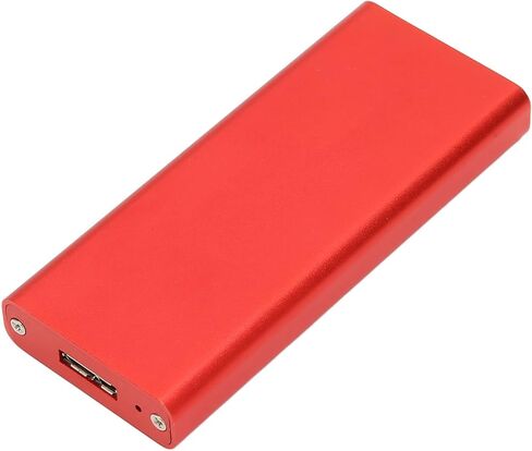 MSATA to USB 3.0 SSD Enclosure Adapter, 6Gbps High Speed Transfer Slim Aluminum Alloy Case with LED Light, for OS X PC Laptop in Kuwait