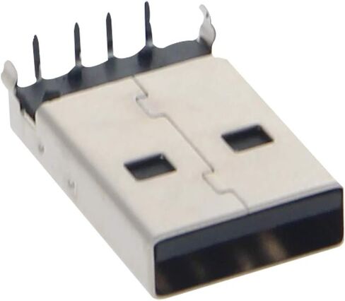 5 قطعة USB-AM 2.0 ذكر المقبس وصلة مرفاع 4 دبوس 90 درجة موصل ، إصلاح استبدال محول ، WuJuntool in Kuwait