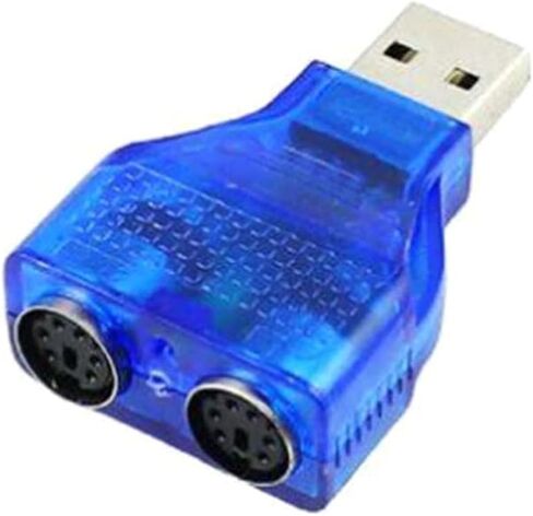 محول USB 2.0 إلى 2 باللون الأزرق مع شريحة لمحول لوحة المفاتيح/الكابل in Kuwait