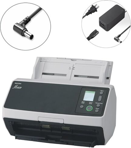 24V AC DC Adapter for RICOH Fujitsu fi-8150 fi-8170 fi-8190 fi-8250 fi-8270 fi-8290 FI-7160 PA03810-B055 PA03810-B005 PA03810-K960 SED80N2-24.0 Desktop Document Scanner Power Supply Charger in Kuwait