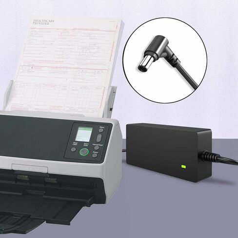 24V AC DC Adapter for RICOH Fujitsu fi-8150 fi-8170 fi-8190 fi-8250 fi-8270 fi-8290 FI-7160 PA03810-B055 PA03810-B005 PA03810-K960 SED80N2-24.0 Desktop Document Scanner Power Supply Charger in Kuwait